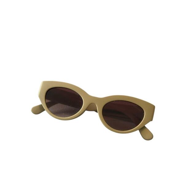 TOPFOXX Women\'s Beige Elizabeth Oval Shape Prescription Sunglasses